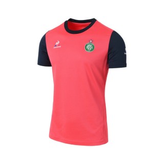 Nouvelle Le Coq Sportif Training Tee As Saint Etienne Rouge Neon T-Shirts Manches Courtes Homme